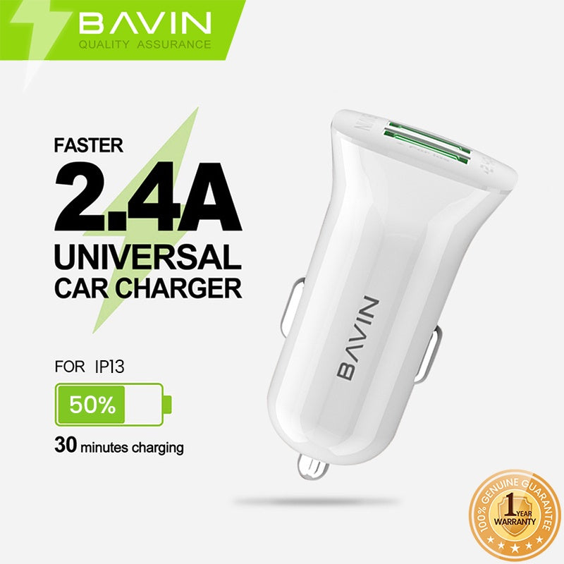 BAVIN 2.4A CAR CHARGER