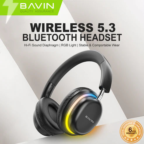 BAVIN HB-BH53 Wireless Comfort Headphones