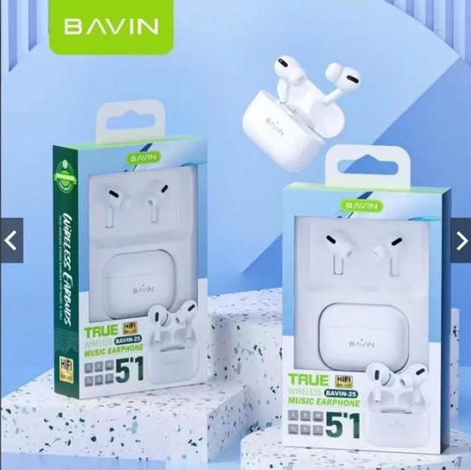 BAVIN-25 TRUE WIRELESS MUSIC EARPHONE 5.1