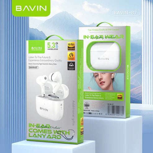 BAVIN HB-BA-87 TWS Bluetooth Ear Clip Earbuds