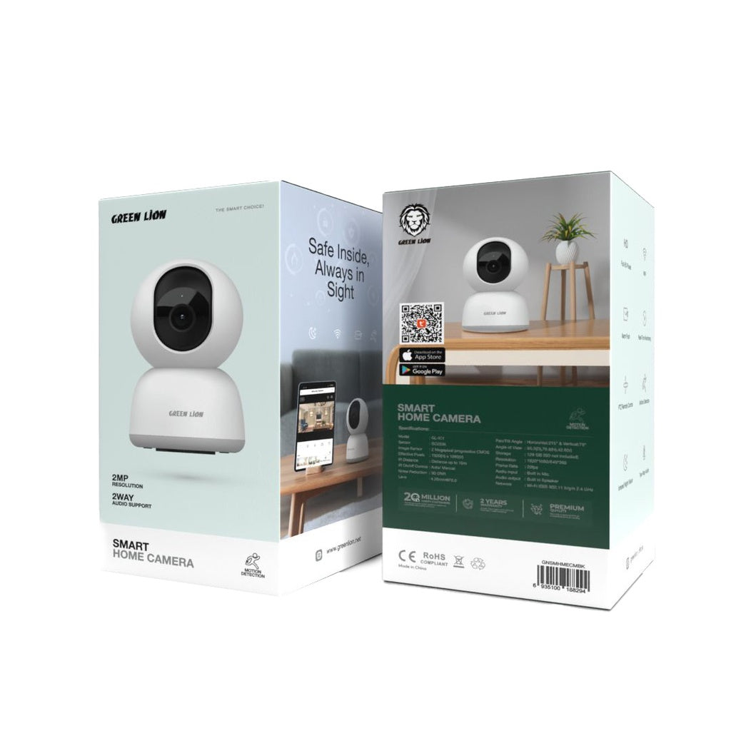 GreenLion Smart Home Camera - White