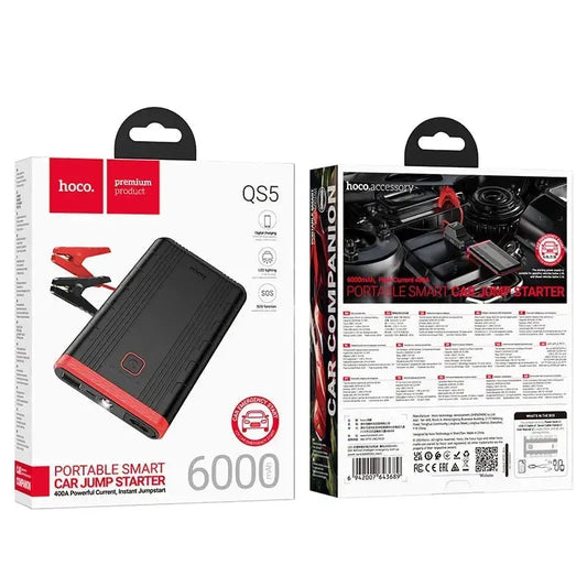 Hoco QS5 intelligent Emergency Jump Lead Power Bank 6000mAh