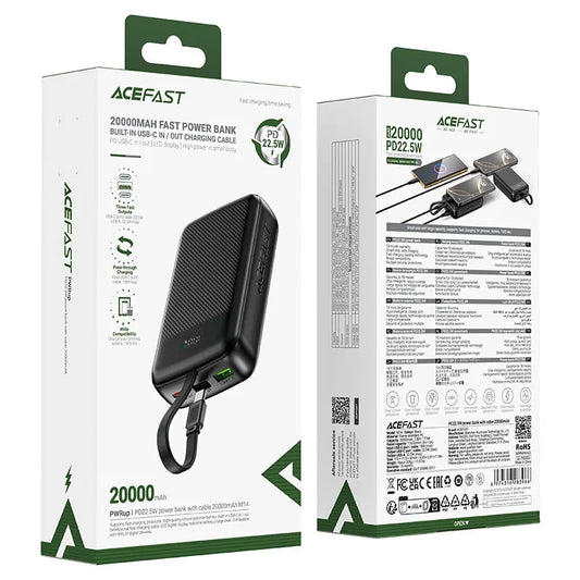 Acefast M14 20000mAh Black